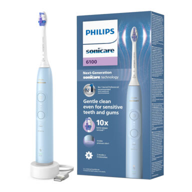 Philips SONICARE 6100 Protective Clean HX7406/01 BLUE - szczoteczka soniczna z 1 końcówką Sensitive