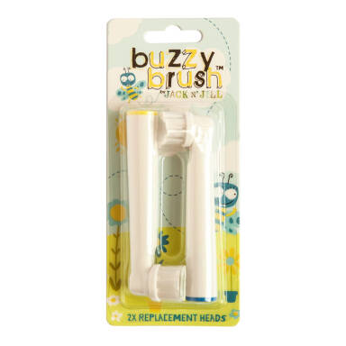 JACK N-JILL Buzzy Brush Heads 2szt. - końcówki wymienne do szczoteczki Buzzy Brush