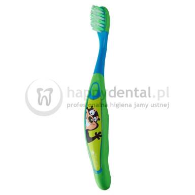 BRUSH-BABY FlossBrush 1szt. - szczoteczka do zębów manualna doczyszczająca przestrzenie międzyzębowe dla dzieci w wieku 3-6