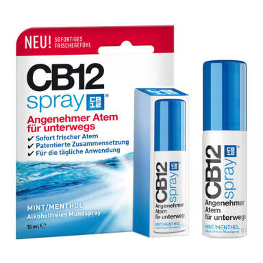 CB12 Spray Pleasant Breath 15ml - spray na nieprzyjemny zapach z ust, odświeżacz oddechu