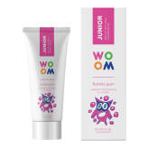 WOOM JUNIOR Bubble Gum 50ml - pasta do zębów dla dzieci o smaku gumy balonowej