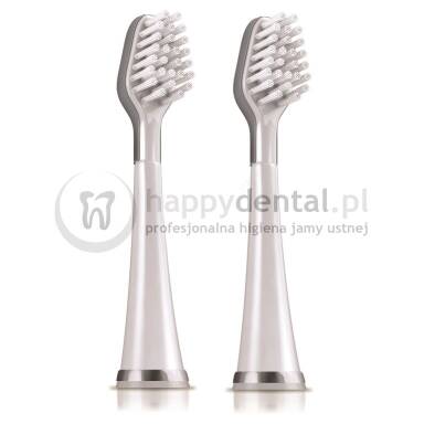 WHITEWASH REPLACEMENT BRUSH HEADS SW-1011 KLASYCZNE 2szt. - końcówki wymienne do szczoteczki sonicznej WHITEWASH