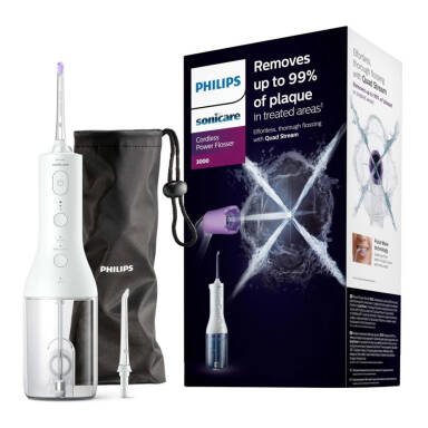 Philips SONICARE HX3826/31 Cordless Power Flosser 3000 WHITE - irygator bezprzewodowy Philips