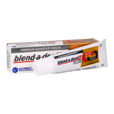 BLEND-A-DENT PLUS BEST-HOLD 40g - klej do protez o wzmocnionym działaniu (złoty)