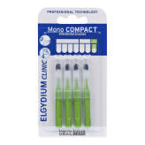 ELGYDIUM Mono COMPACT-6 (zielone) 4szt. - szczoteczki międzyzębowe 2,2mm