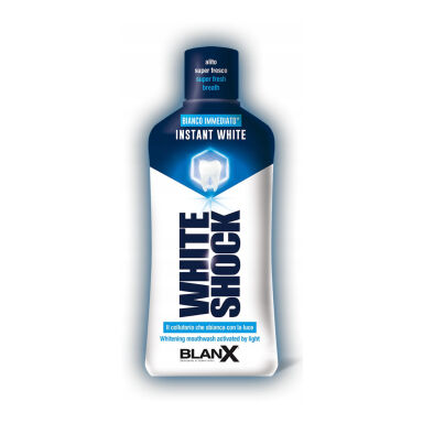 BLANX White Shock Instant  Płukanka 500ml - wybielający płyn, odświeżający oddech