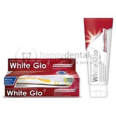 WHITE GLO Professional 100ml - wybielająca pasta stosowana przez aktorów i modelki