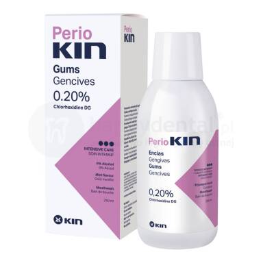 PerioKIN płyn do płukania jamy ustnej z chlorheksydyną 0,20% CHX - 250ml