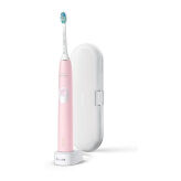 Philips SONICARE 4300 ProtectiveClean HX6806/03 PINK - szczoteczka soniczna z etui i końcówką Optimal Plaque Defence (E7000)