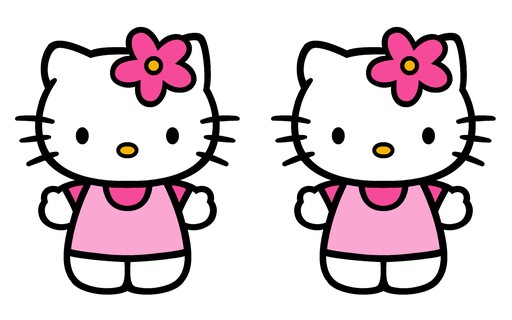 HELLO KITTY kotki dwa