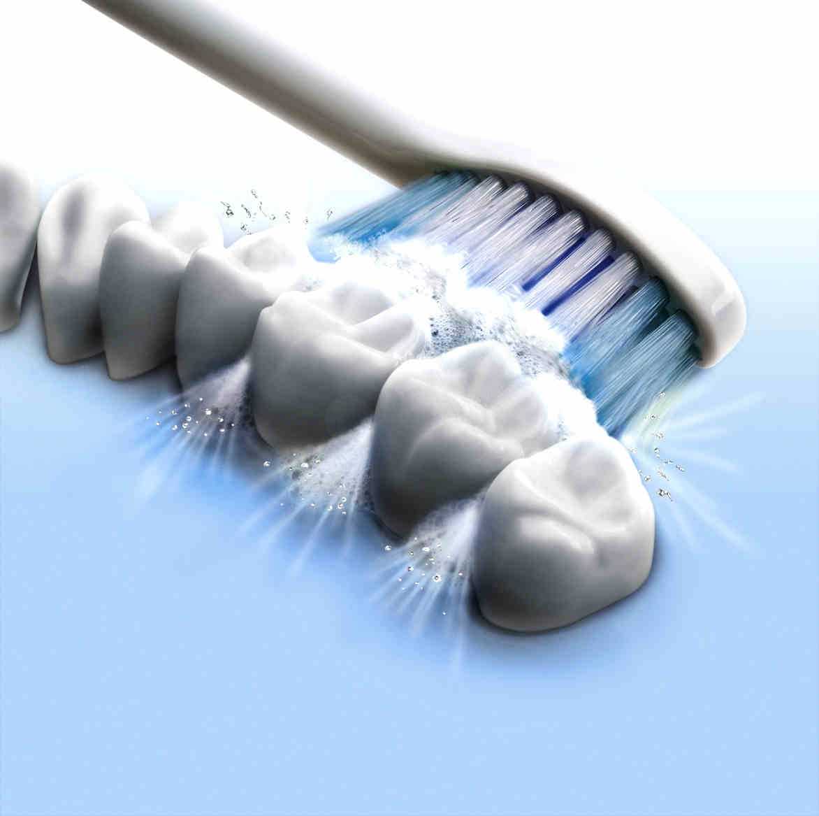 ruch wymiatający w szczoteczkach sonicznych Philips Sonicare ruch wymiatający w szczoteczkach sonicznych Philips Sonicare