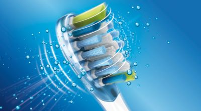 końcówka Sonicare Adaptive Clean usuwa 10 razy więcej płytki nazębnej końcówka Sonicare Adaptive Clean usuwa 10 razy więcej płytki nazębnej