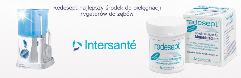 Redesept proszek do dezynfekcji i odkamieniania irygatora do zębów Redesept proszek do dezynfekcji i odkamieniania irygatora do zębów
