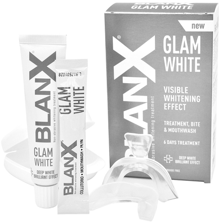 BLANX GLAM WHITE wybielanie zębów w domu
