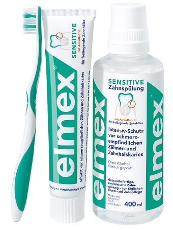 Elmex Sensitive płyn do płukania jamy ustnej przeciw nadwrażliwości zębów