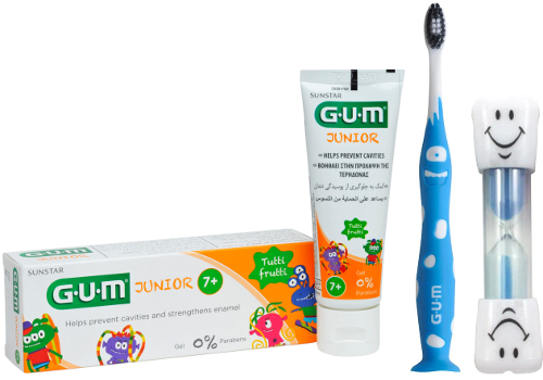 GUM Junior zestaw do pielęgnacji jamy ustnej dla dzieci 