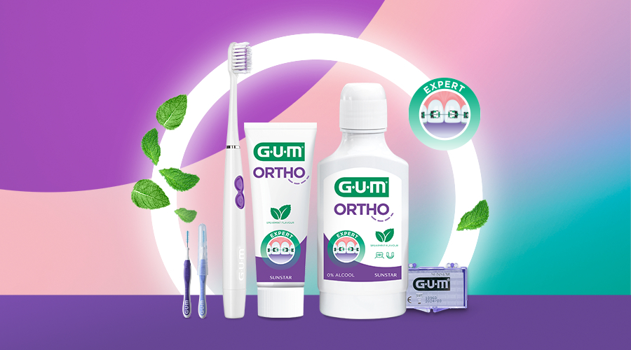 GUM SONIC ORTHO szczoteczka soniczna ortodontycznaA
