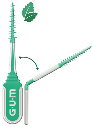 GUM Soft-Picks COMFORT FLEX Mint miętowe gumowe wykałaczki do zębów
