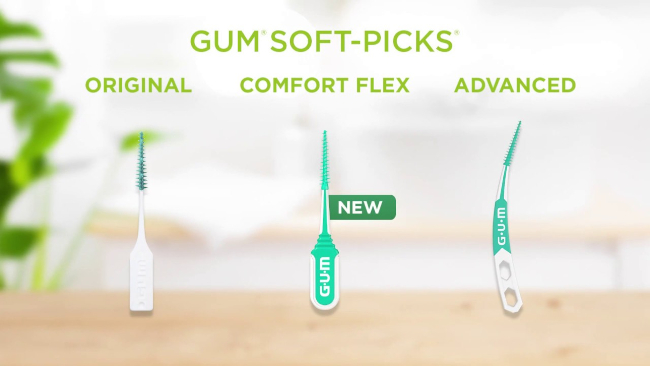 GUM Sotf-Picks COMFORT FLEX Mint