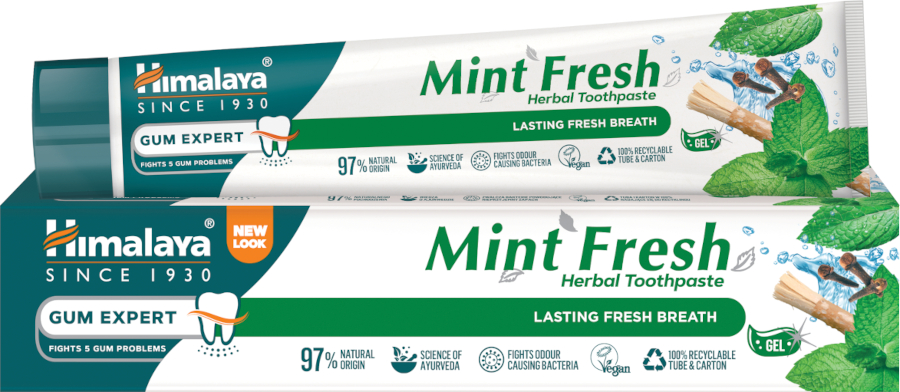 Himalaya Herbals Mint Fresh pasta do zębów na nieprzyjemny zapach z ust
