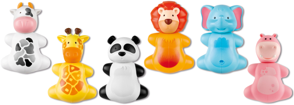 Miradent Funny Animals uchwyt na szczoteczkę do zębów dla dzieci