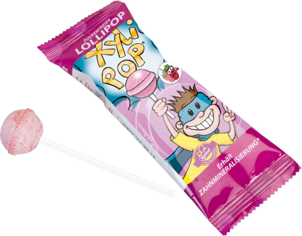 Miradent XyliPOP Lollipop lizak z ksylitolem dla dzieci