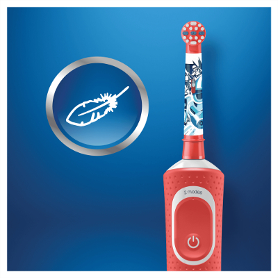 Oral-B Vitality Kids STAR WARS dwa tryby pracy w tym specjalny tryb delikatnego czyszczenia