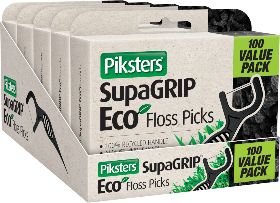 Piksters Eco Floss Picks ekologiczne niciowykałaczki