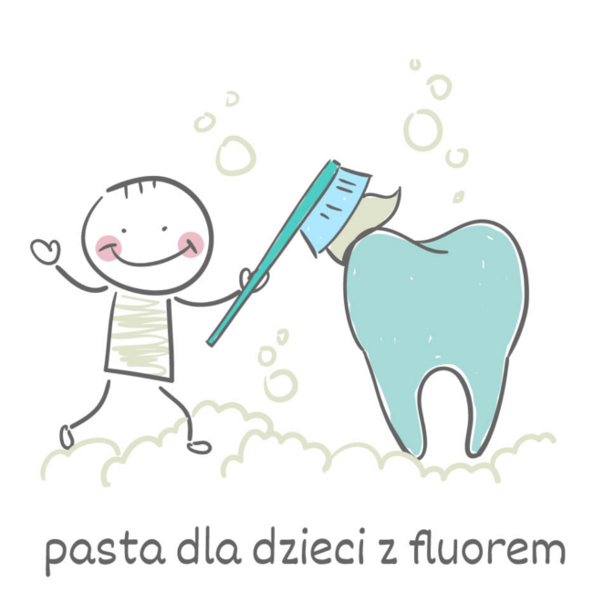 Pasta do zębów dla dziecie z fluorem 1000ppm