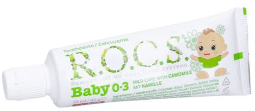 ROCS Baby rumiankowa pasta na ząbkowanie