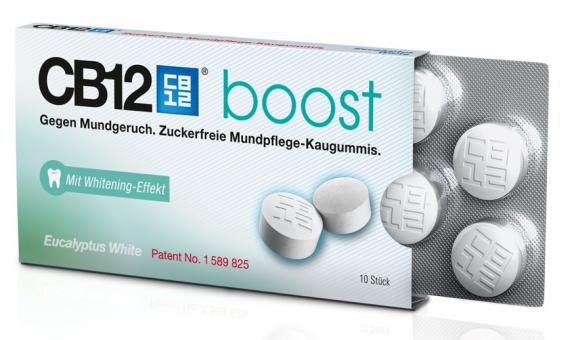 cb12 boost wybielające gumy do żucia na nieprzyjemny zapach z ust