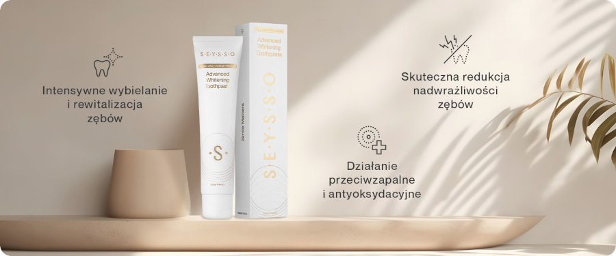 SEYSSO Gold Advanced Whitening pasta wybielająca do zębów