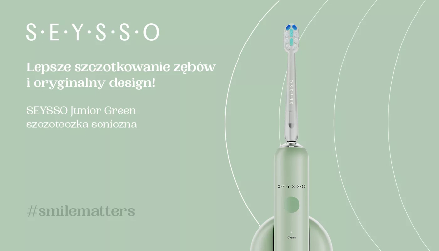 SEYSSO JUNIOR Green szczoteczka soniczna dla dzieci