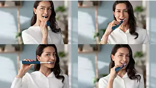 Sonicare 4100 BLUE funkcja kontroli czasu szczotkowania 