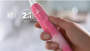 Sonicare 4100 regulacja intensywności szczotkowania zębów