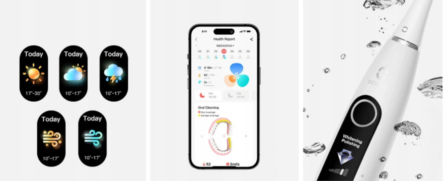 OCELAN X PRO 20 program personalizacji trybu szczotkowania