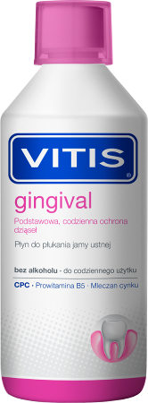 VITIS Gingival płyn do płukania jamy ustnej na zapalenie dziąseł