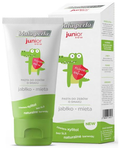 Biała Perła Junior pasta do zębów 1000ppm fluoru