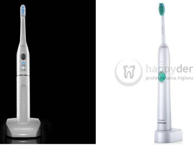 Ultradźwiękowe czy soniczne? Megasonex vs Sonicare? 