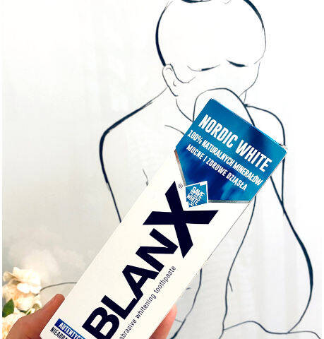Pasta wybielająca Blanx Nordic White - skuteczne wybielanie zębów w domu