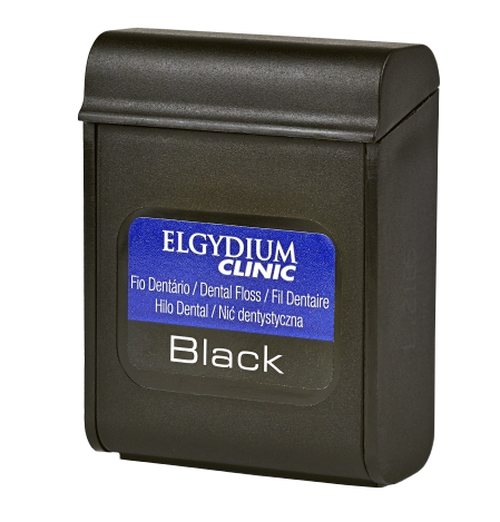 czarna nić dentystyczna Elgydium