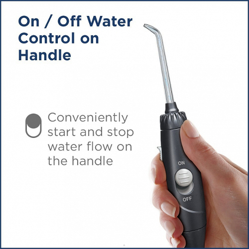 funkcja wsytrzymywania wody w irygatorze Waterpik WP-662