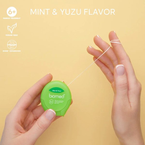 BIOMED nitka do zębów mięta yuzu