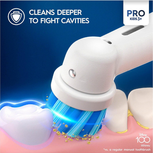 Oral-B PRO Kids 3+ SPIDER-MAN mała okrągła główka szczoteczki Oral-B PRO Kids 3+ SPIDER-MAN mała okrągła główka szczoteczki