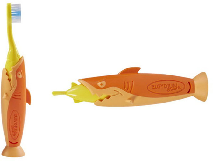 szczoteczka podróżna dla dzieci ELGYDIUM Pocket KIDS SHARK