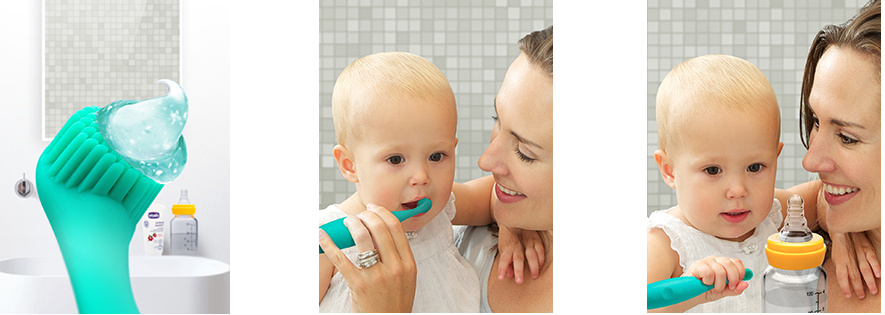 szczotkowanie zębów szczoteczkami sonicznymi dla dzieci FOREO ISSA Micro
